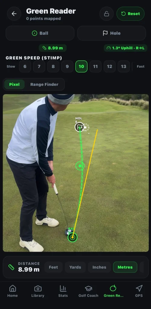 SwingSightCoach Green Reader